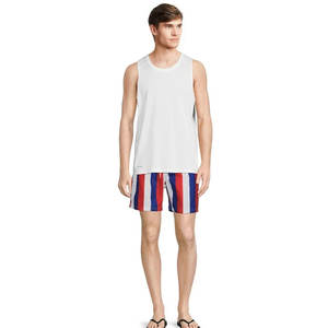 2026 Servicio OEM Pantalones cortos de baño de playa personalizados de alta calidad Precio barato Pantalones cortos de logotipo personalizados de alta calidad para hombres - Product Image 3