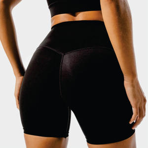 Ceinture élastique libre True Fit taille haute mi-cuisse longueur 74% Nylon et 26% Spandex Black Core Agile Shorts - Product Image 5