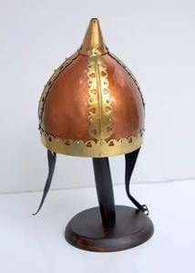 หมวกอัศวินโรมันไวกิ้งชุดเกราะฮาโลวีนยุคกลางของกำนัลเครื่องแต่งกายฮาโลวีนชุดของขวัญเครื่องตกแต่งขอบเหล็กอุตสาหกรรมขาตั้งไม้ - Product Image 3