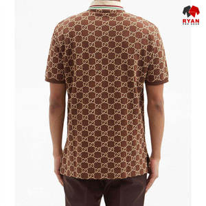 RYAN PRO GEAR Custom <b>Men's</b> Polo <b>Shirts</b> Front Custom Logo Anti Bacterial Knitted <b>Viscose</b>/Polyester Fabric Half Sleeve OEM Service - Product Image 6