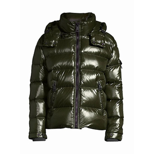 Pakistan fait de haute qualité respirant hommes doudoune meilleure vente surdimensionné hiver col montant toile tissu uni teint - Product Image 1