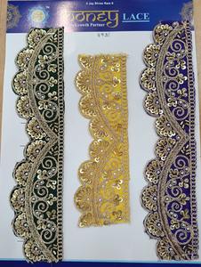 Dentelle brodée florale colorée élégante pour les projets d'artisanat de décoration intérieure de mode-pour les vêtements de style professionnel chaussures sacs cadeaux - Product Image 4