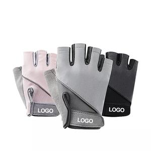 GAF-gants de sport demi-doigt en cuir véritable, gants d'entraînement d'haltérophilie, Logo personnalisé, équipement de gymnastique, gants de Fitness - Product Image 2