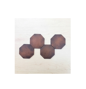 Creative Quality Custom Leather Logo Square Real Leather <b>Drink</b> <b>Coaster</b> India Manufacture Affordable Price - Product Image 3