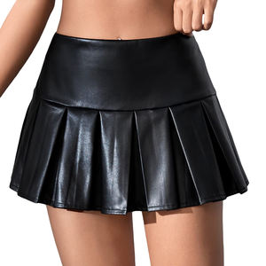 Hot Sale Women Leather <b>Skirt</b> <b>Short</b> Length Winter Washed 100% PU & Leather <b>Skirts</b> For Adult Fashionable Quality Leather <b>Skirts</b> - Product Image 6