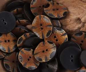 Botón de cuerno ecológico de alta calidad, accesorios de ropa, tamaño personalizado Disponible en estilos náuticos de animales, cantidad a granel de ágata - Product Image 4