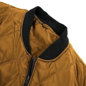 Custom Designed Lightweight <b>Quilted</b> Men's Bomber Jacket with Casual Stand Collar - Product Image 2