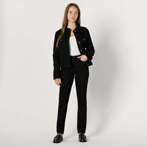 Chaqueta Vaquera Personalizada de Moda de Alta Calidad, Chaquetas Vaqueras Transpirables para Mujer, Otoño e Invierno - Product Image 4