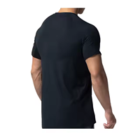 Atmungsaktive Mikrofaser Herren T-Shirts Freizeitkleidung Bequeme Passform Stilvolles Design Schnelltrocknend Skyfa Sport Kurzarm Muster