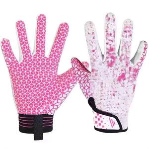 Gants de football américain professionnels les plus vendus, de haute qualité, durables, en silicone respirant, légers, avec sangles de poignet réglables - Product Image 3