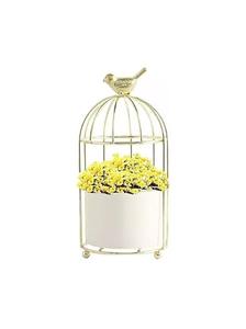 Maceta Colgante Moderna de Metal Rosa para Decoración Elegante de Interiores con Plantas Verdes y Exhibición Vertical de Plantas desde India - Product Image 4