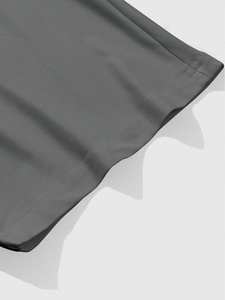 Camisetas de Hombre al por Mayor, Grises, Extra Grandes, con Estampado de Ángel Personalizado, 100% Algodón Grueso, Estilo Urbano Vintage, Corte Holgado, Hombros Caídos - Product Image 2