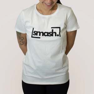 เสื้อยืดผ้าฝ้ายผู้หญิงสีขาว XS - Product Image 4