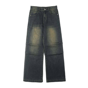 Denim Pants <b>Men</b> Denim Clothing Wholesale Acid Washed <b>Trousers</b> Jeans Bulk <b>Loose</b> Fit Durable Stylish Casual Wear <b>Men</b> Pants Baggy - Product Image 1