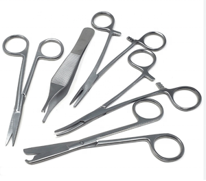 Herramientas de sutura quirúrgica Kit de instrumentos de acero inoxidable La mejor calidad en el proveedor de precio barato de Pakistán - Product Image 1