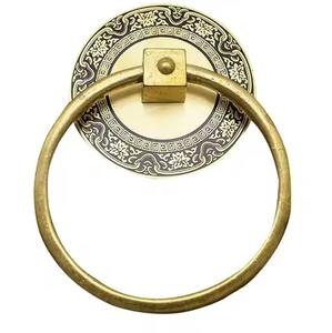 Heurtoir de porte antique en laiton fini or Heurtoir de porte antique Poignée de meuble Accessoires de quincaillerie pour meubles d'hôtel à domicile - Product Image 6