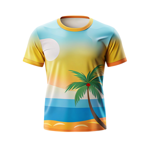 Nuevo artículo superior 2025 camisetas de sublimación para Unisex transpirable al por mayor camiseta de hombro caído de gran tamaño impresión personalizada - Product Image 1
