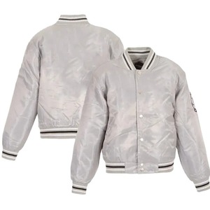 Fashion <b>Men</b> Varsity Baseball Satin <b>Jacket</b> Custom Embroidery College Wholesale Breathable Plus Size Baseball <b>jacket</b> <b>for</b> <b>men</b> - Product Image 4