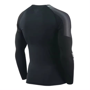 2024 prix usine rashguards de haute qualité, rashguards BJJ pour hommes, chemises compressées pour hommes MMA, rashguards de haute qualité en gros - Product Image 3