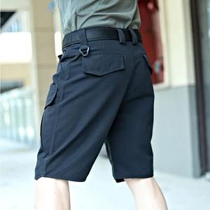 Pantalones cortos tácticos Cargo de verano para hombre, pantalones cortos de playa de punto transpirables con cintura elástica resistentes al desgaste y de secado rápido - Product Image 2