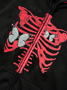 Sweatshirts à capuche d'hiver pour femmes à impression personnalisée-100% coton polaire écologique respirant - Product Image 5