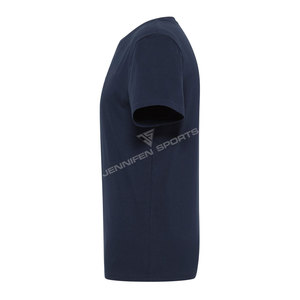 T-shirt pour homme en jersey 100% coton de haute qualité, séchage rapide, été 2026, col rond, logo personnalisé avec étiquette intérieure - Product Image 3