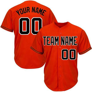 Top Deals Jersey de béisbol personalizado hizo su propio diseño Sublimación Impresión digital Cosido Jersey de béisbol transpirable - Product Image 5