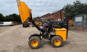 Chargeur compact sur pneus JCB HTD-5E de 1 tonne, benne à ordures électrique, benne de chantier, zéro émission, batterie au lithium, moteur 15,7 kW - Product Image 4