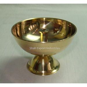 Bol de service en aluminium fini argent tendance pour ustensiles de cuisine à la maison décor de Table à manger bols de service alimentaire avec base - Product Image 4