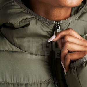 แจ็คเก็ตพัฟเฟอร์ผู้หญิงสไตล์ล่าสุด ผลิตตามสั่ง สีพื้น ผ้าถัก ระบายอากาศได้ดี คุณภาพสูง ผลิตในปากีสถาน - Product Image 6