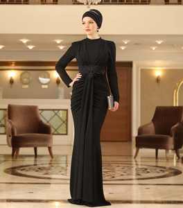 Vêtements musulmans traditionnels de luxe de créateur haut de gamme, Abayas indiennes, travail manuel en cristal, tissus en soie, anti-rides, occasion de prière - Product Image 4