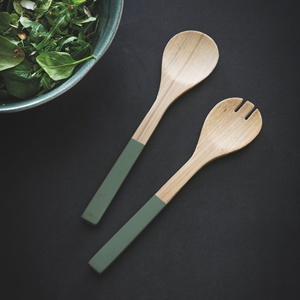 Ustensiles de cuisine en bambou fabriqués à la main ensemble d'ustensiles de cuisine cuillères en bambou rustiques de base ustensiles de cuisine du Vietnam - Product Image 6