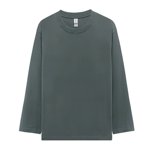 เสื้อยืดแขนยาวสำหรับผู้ชายเสื้อลำลองแขนยาวแบบสั่งตัดจากโรงงาน OEM/ODM - Product Image 2