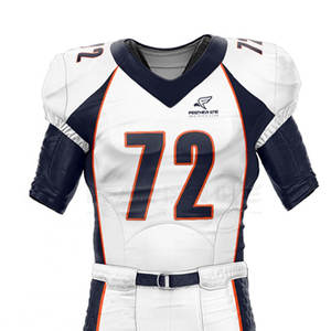 Uniforme de football américain de taille adulte de quantité minimale de commande basse Uniforme de football américain d'équipe de haute qualité en stock - Product Image 1