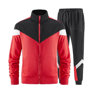Ropa deportiva Gym 100% Fitness Fleece Training Chándales para Unisex Conjunto de dos piezas Chándal Jogging Traje Chándales para hombres - Product Image 1