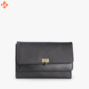 Portefeuille long en cuir PU de haute qualité pour femmes avec fermeture à glissière - Product Image 2