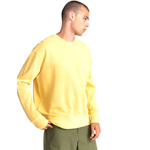 Sudadera de lana de mezcla de algodón de primera calidad para hombre Jersey de cuello redondo lavado con ácido para invierno Disponible a granel - Product Image 3