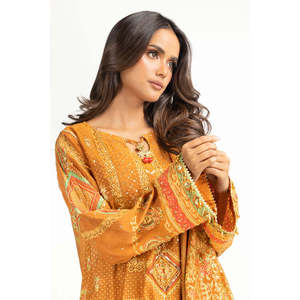 Traje de Verano de 3 Piezas para Mujer, Color Marrón Dorado, Adornado a Mano - Product Image 5