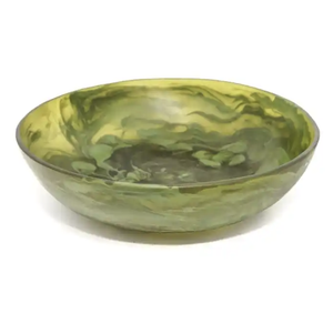 CUENCO DE RESINA Nuevo diseño Resina para servir Claro Resina elegante Plato para servir Tazón de comedor Hecho a mano - Product Image 3