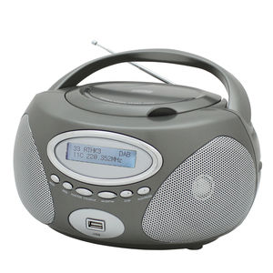 CD-726DAB วิทยุแบบพกพา DAB + /fm Boombox พร้อมพอร์ต USB เล่นไฟล์ MP3และซีดีสำหรับ DVD VCD ตัวเลือกสำหรับพอร์ต USB สำหรับ MP3 FI - Product Image 3
