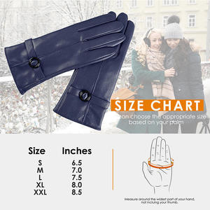 Gants de sport en nylon de qualité supérieure pour femmes |   Chaud d'hiver |   Gants de conduite élégants pour femmes - Product Image 6