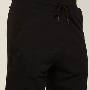 Pantalones cortos informales para hombre, tela ligera de cintura elástica transpirable de lona de algodón 100% para gimnasio, correr, relajación en casa, novedad - Product Image 5