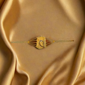 Pulseras de precios más bajos con pulseras hechas a mano de diseño premium chapadas en oro de 22 quilates, joyería para mujeres, ropa de exportadores - Product Image 3