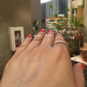 Haute Qualité Brillant Diamant Alliance De Luxe Designer Marque Bijoux Dainty Cut Moissanite Main Droite Index Doigt Classique - Product Image 6