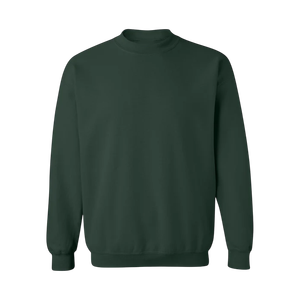 Sudadera de Cuello Redondo para Hombre, Color Verde Oscuro, Corte Regular, Tejido de Punto, Estilo Casual para Otoño - Product Image 1