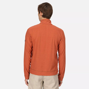Los hombres más exigentes Color naranja Stand Collar superior con mangas completas Hombres Sudaderas con capucha hechas a medida Hombres Capucha elegante - Product Image 2