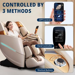 Sillón de Masaje 4D de Cuerpo Completo, Reclinable de Gravedad Cero, 55 SL-Track, 20 Modos Automáticos, 11 Técnicas, 40 Bolsas de Aire, con Estiramiento de Yoga, APP - Product Image 4