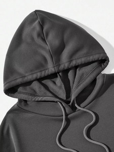 Ropa de calle de manga larga suelta Fit hombres sudaderas con capucha logotipo personalizado mejor calidad hombres sudaderas con capucha para la venta - Product Image 4