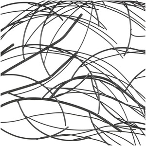 Pieza de Arte de pared de Metal contemporáneo para el hogar Acento interior de lujo Elegante sala de estar Dormitorio Panel de decoración de pared - Product Image 3