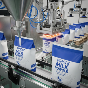 Poudre de lait stérilisée 100% naturelle de qualité supérieure, prix d'usine, en sac en vrac, avec une durée de conservation de 24 mois, pour enfants, bébés et adultes - Product Image 5